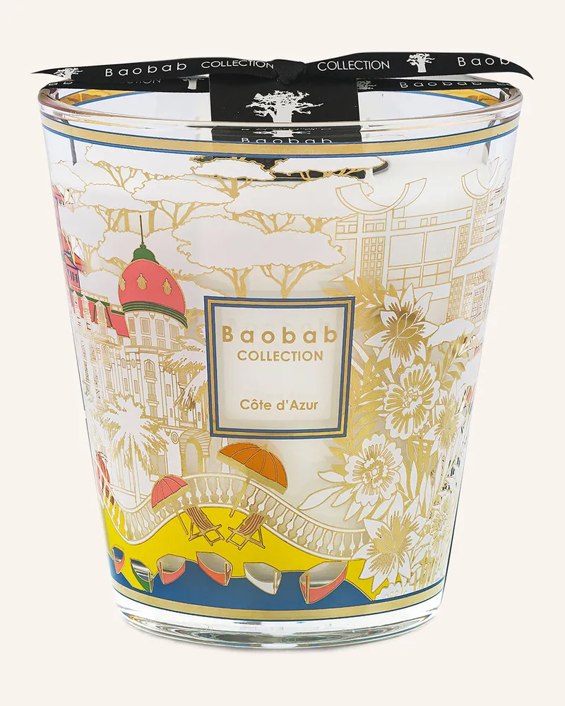 Baobab Collection Duftkerze CÔTE D'AZUR Gelb