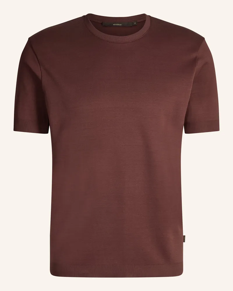 windsor. Strickshirt FLORO Rot