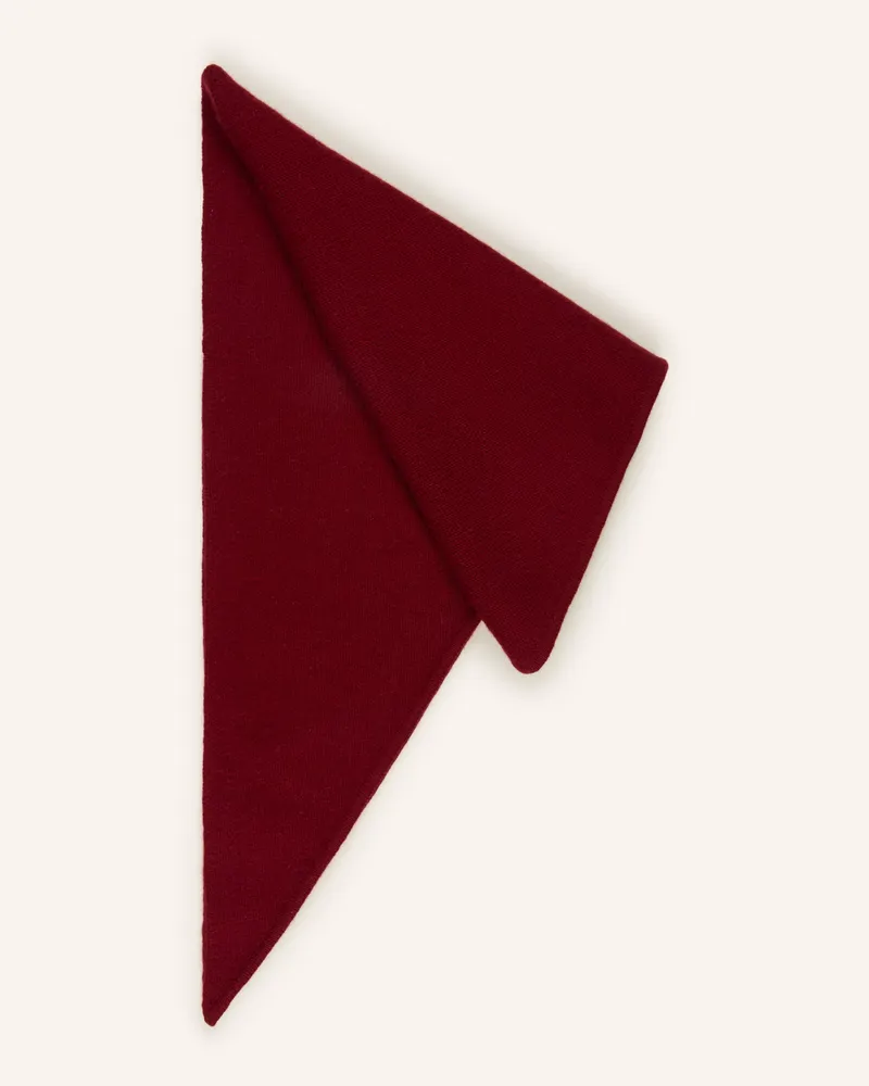 Darling Harbour Dreieckstuch Mit Cashmere rot Bordeaux