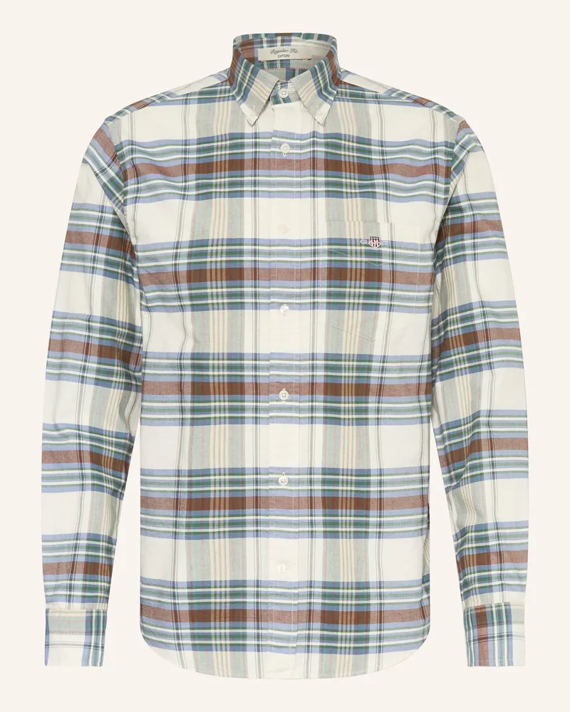 Gant Oxfordhemd Regular Fit gruen Hellblau