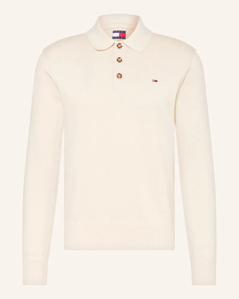 Tommy Hilfiger Strick-Poloshirt Beige