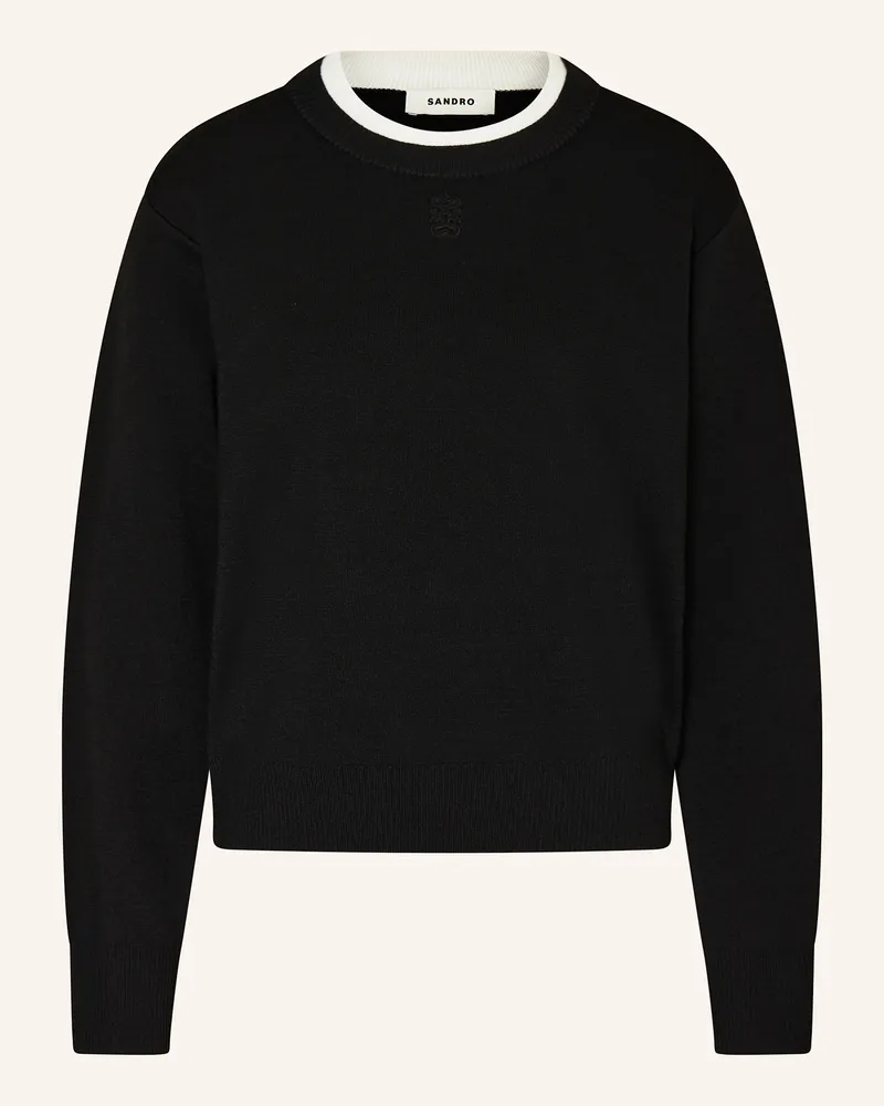 Sandro Pullover Schwarz