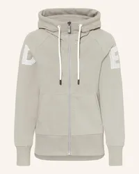 ELBSAND Sweatjacke KADRI mit Pailletten Beige