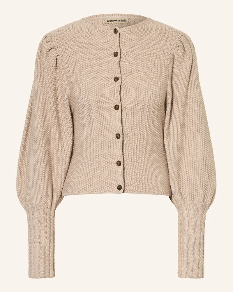 Gottseidank Strickjacke GISELA Taupe