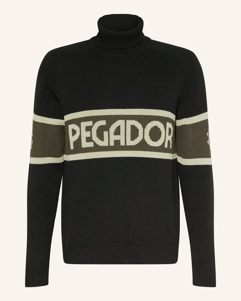 PEGADOR Rollkragenpullover Lugano schwarz Schwarz
