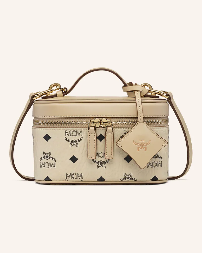 MCM Umhängetasche Aren Visetos beige Beige