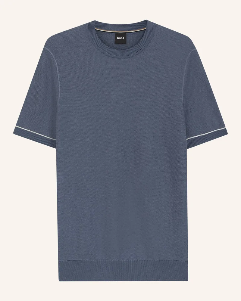 HUGO BOSS Pullover H-Nalon Regular Fit blau Hellblau