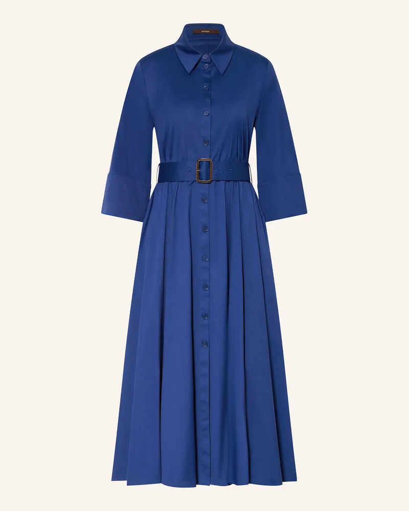 windsor. Hemblusenkleid mit 3/4-Arm Blau