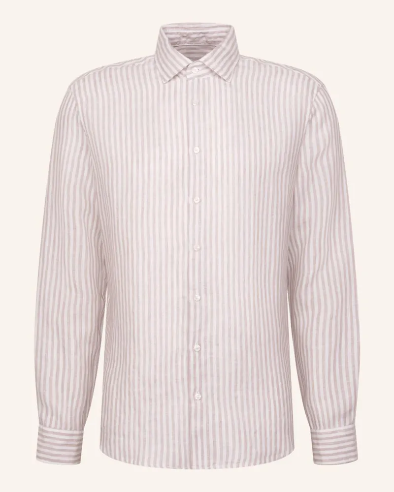 Seidensticker Leinenhemd Regular Fit Beige