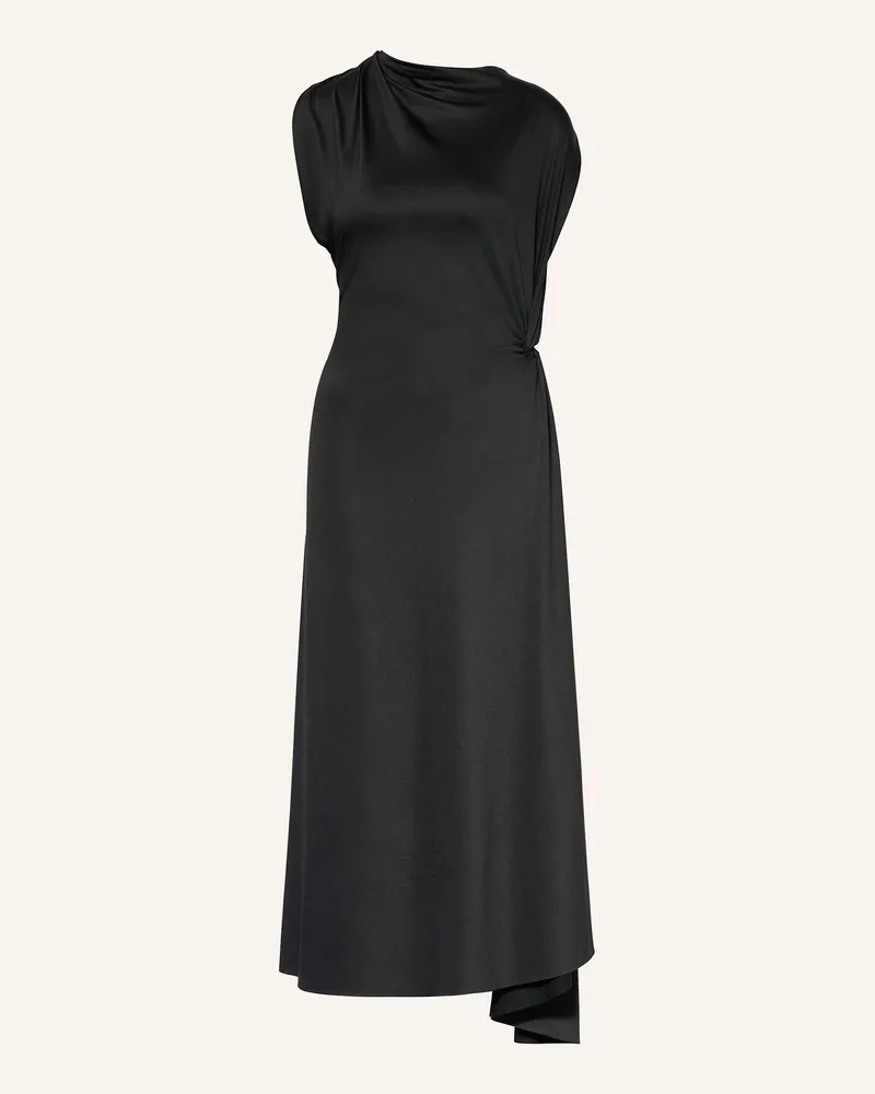 Victoria Beckham Satinkleid Schwarz