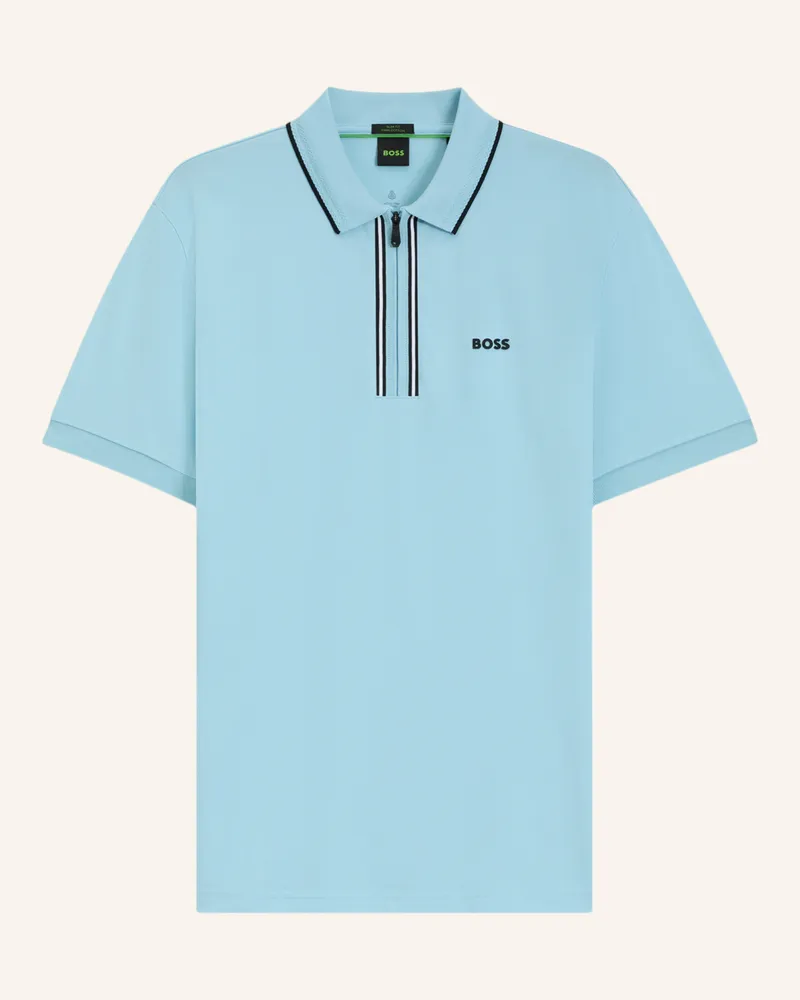 HUGO BOSS Poloshirt PHILIX GOC Slim Fit Hellblau