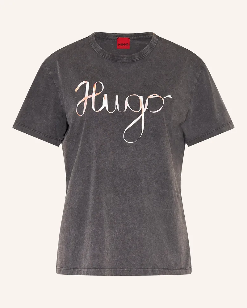 HUGO BOSS T-Shirt DAMACIA Dunkelgrau