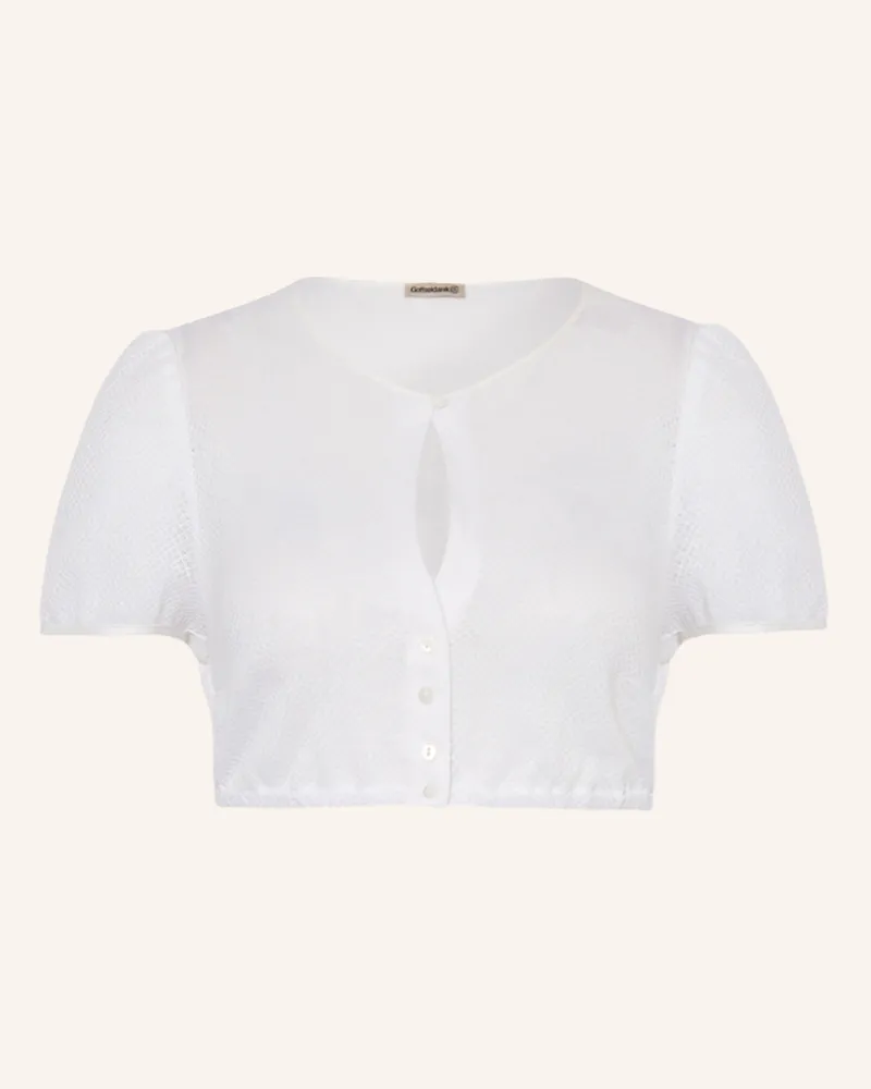 Gottseidank Dirndlbluse Ella Aus Spitze weiss Creme