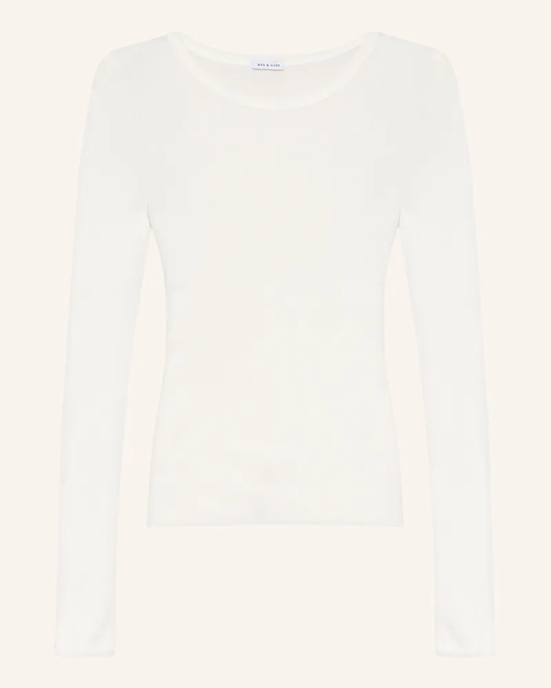 Mrs & HUGS Longsleeve weiss Ecru