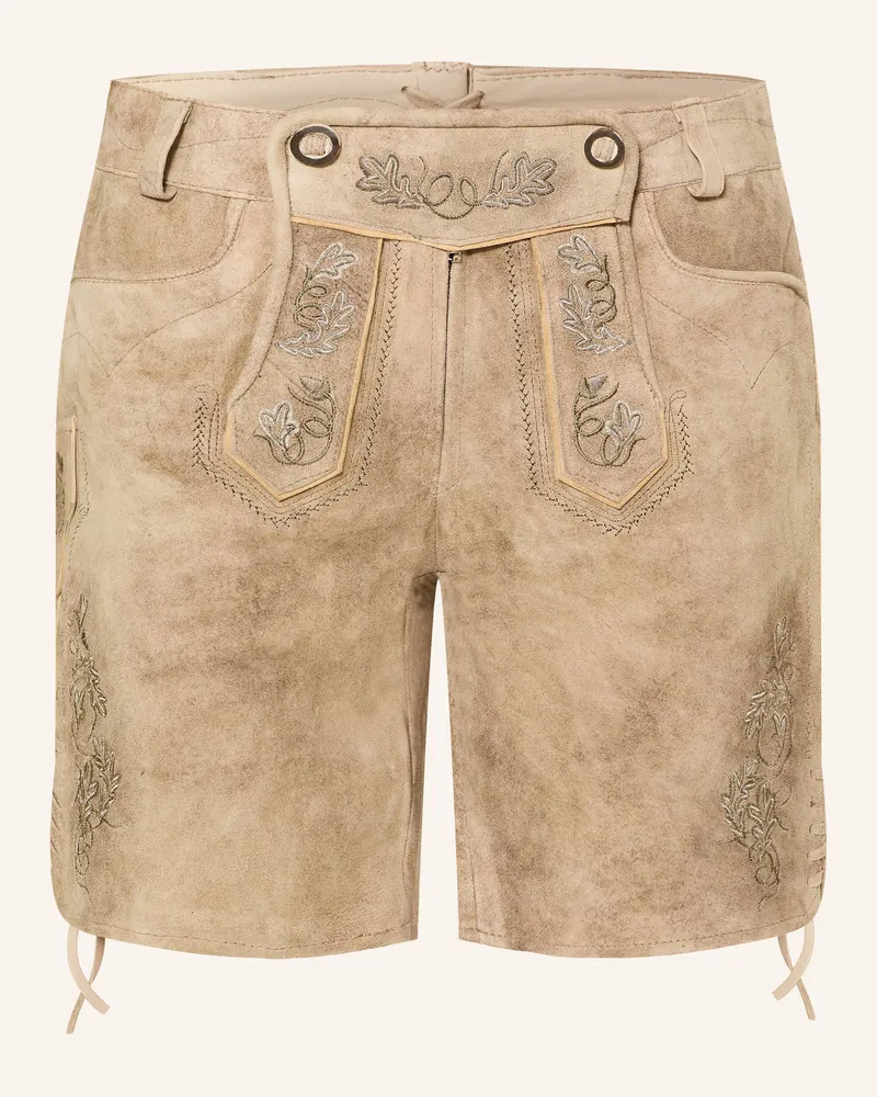 Spieth & Wensky Trachten-Lederhose GERTA Beige