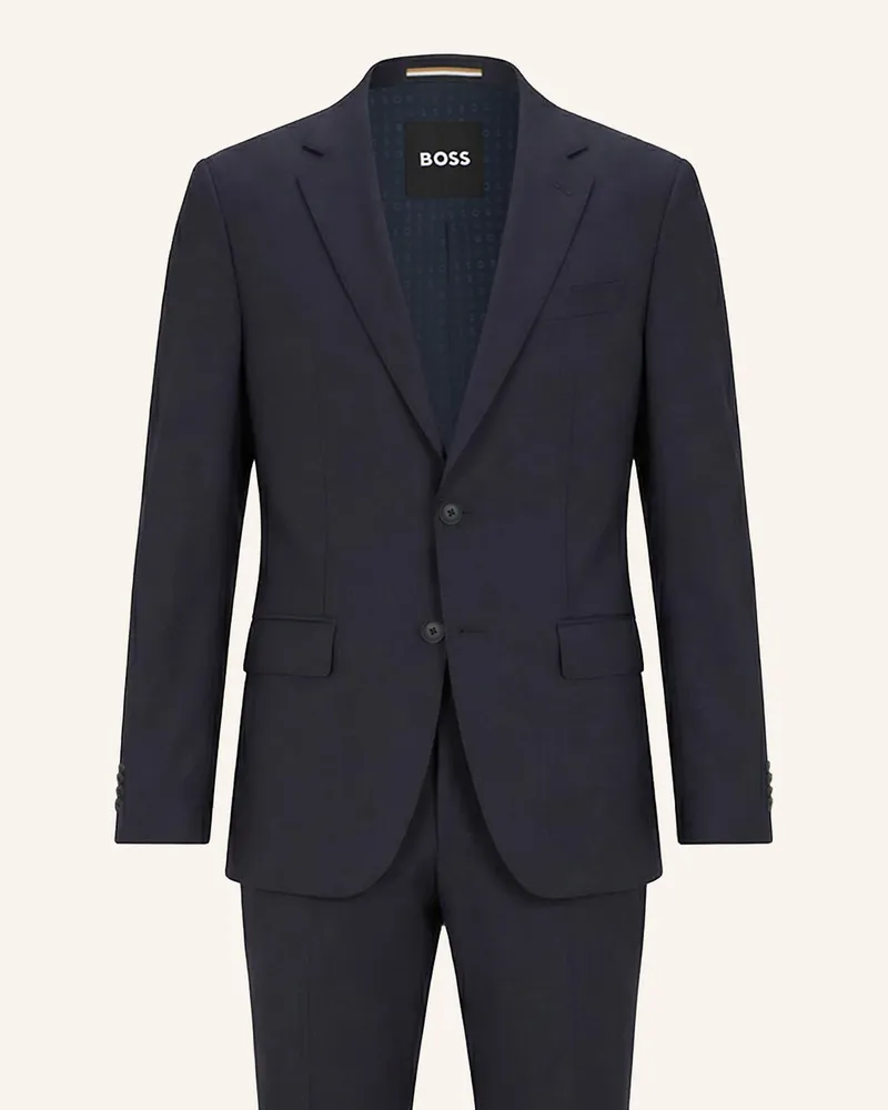 HUGO BOSS Business Anzug C-Huge-2pcs-Pk-261 Slim Fit blau Dunkelblau