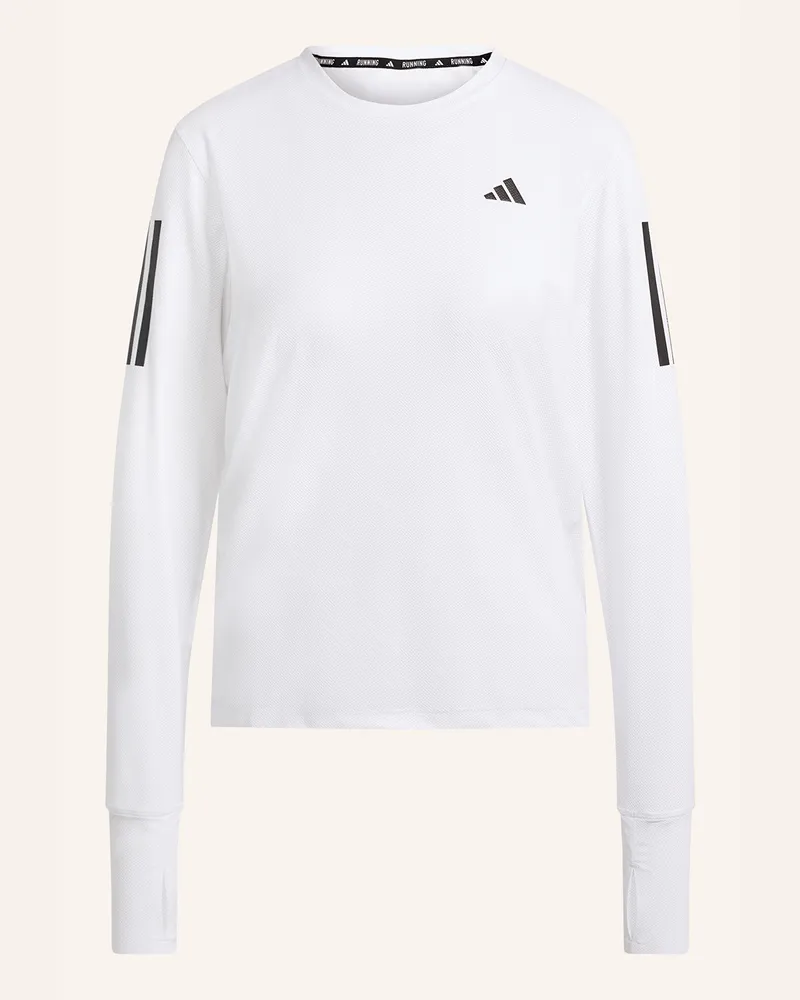 adidas Laufshirt OWN THE RUN Weiss