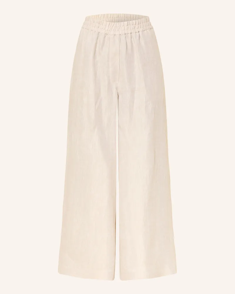 Max Mara 7/8-Hose Felino Aus Leinen beige Beige