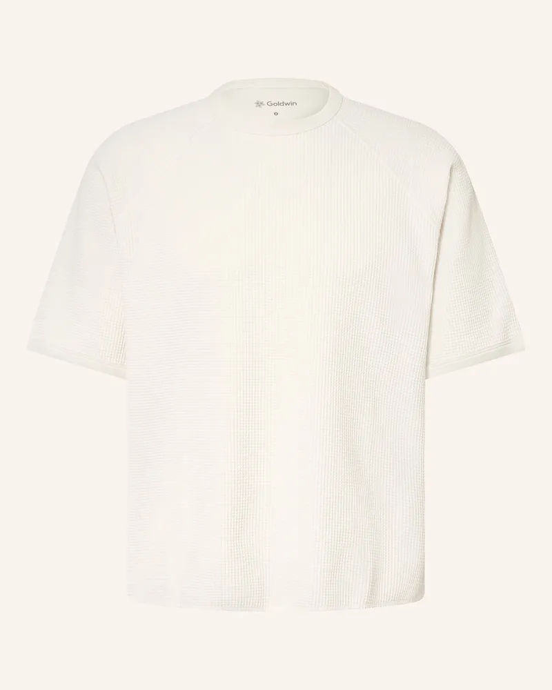 Goldwin Piqué-Shirt weiss Ecru
