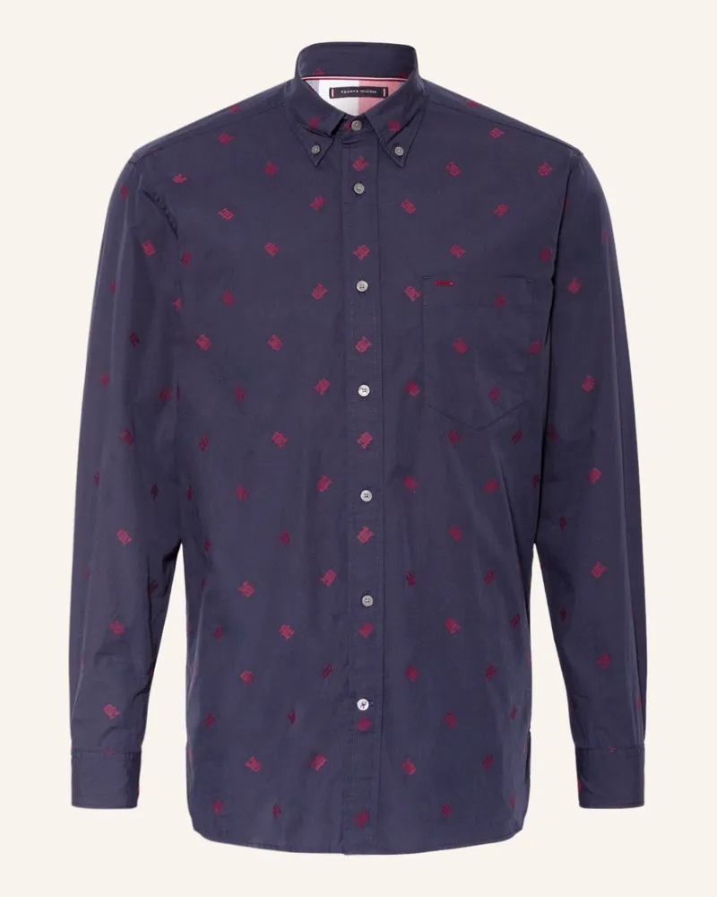 Tommy Hilfiger Hemd Casual Fit Dunkelblau
