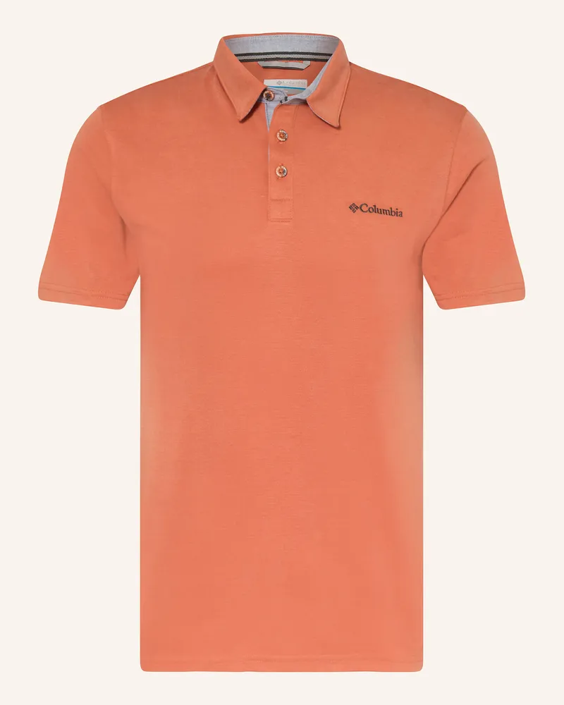 Columbia Sportswear Company Jersey-Poloshirt Nelson Point™ orange Dunkelorange