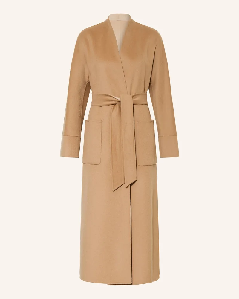 Max Mara Wollmantel Nodo Zum Wenden braun Camel