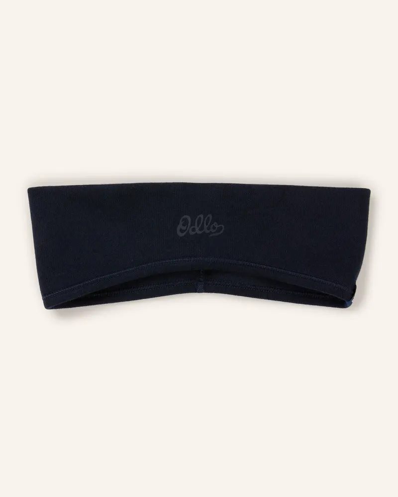 Odlo Stirnband Merino Warm 80 Years Anniversary Aus Merinowolle blau Dunkelblau