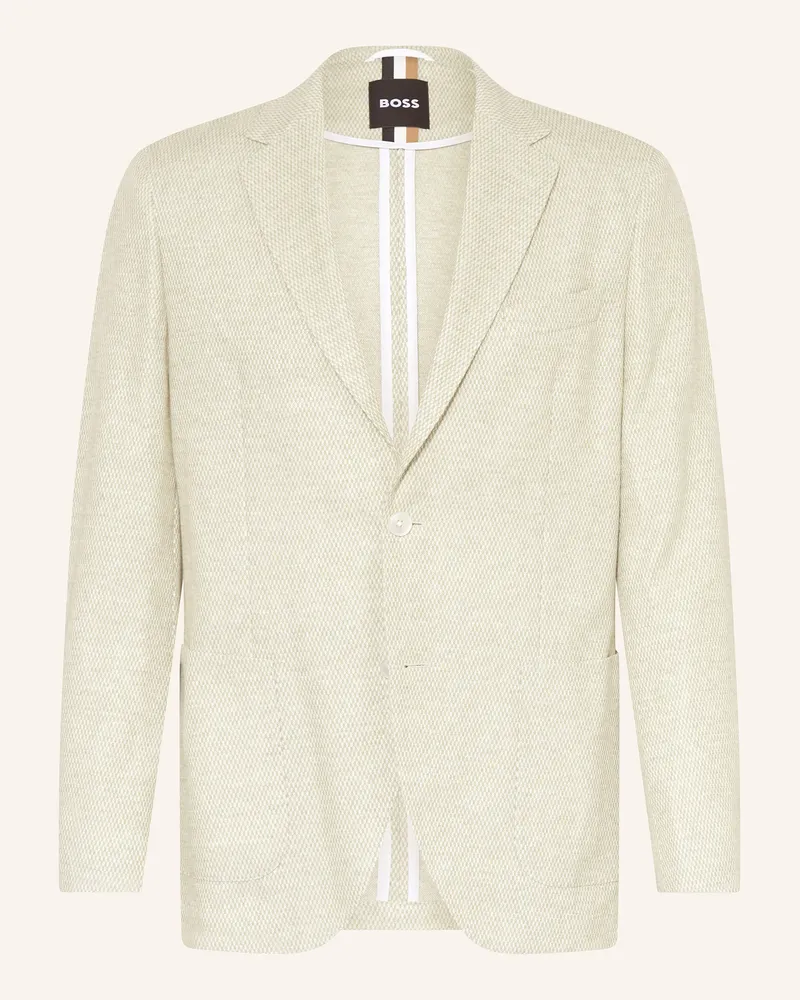 HUGO BOSS Anzugsakko JAYE Regular Fit Hellgrün