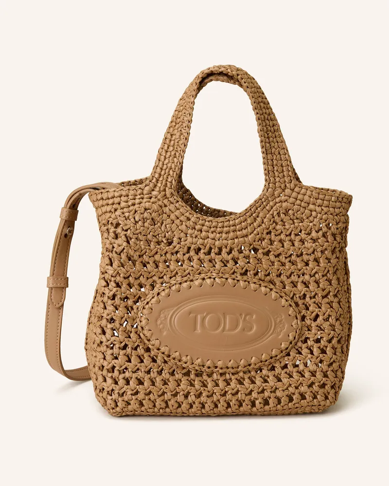 TOD'S Umhängetasche Mini beige Cognac