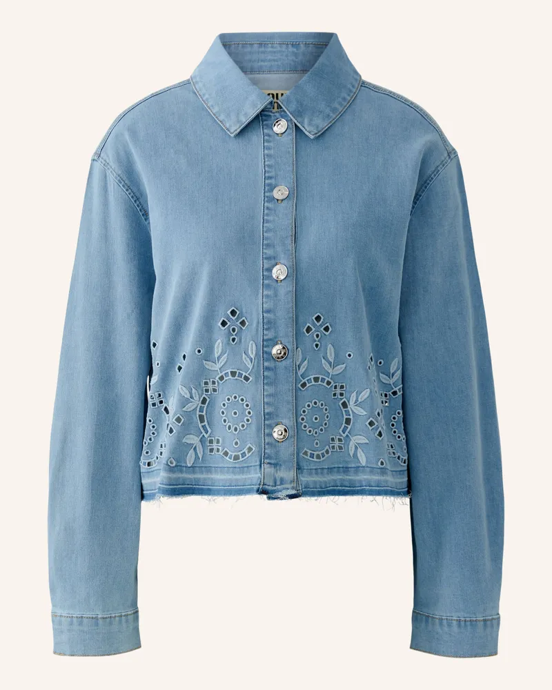 Oui  Jacke blau Blau