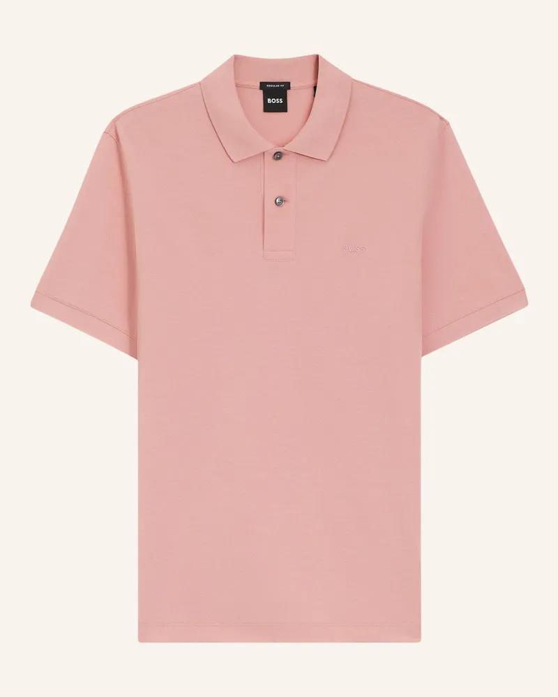 HUGO BOSS Piqué-Poloshirt Pallas Regular Fit pink Hellrosa