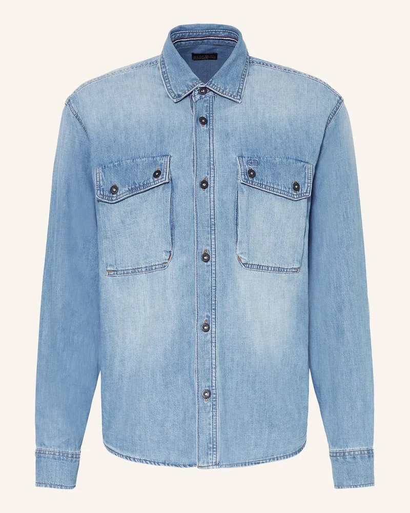 Napapijri Jeanshemd O-KIENE Comfort Fit Blau