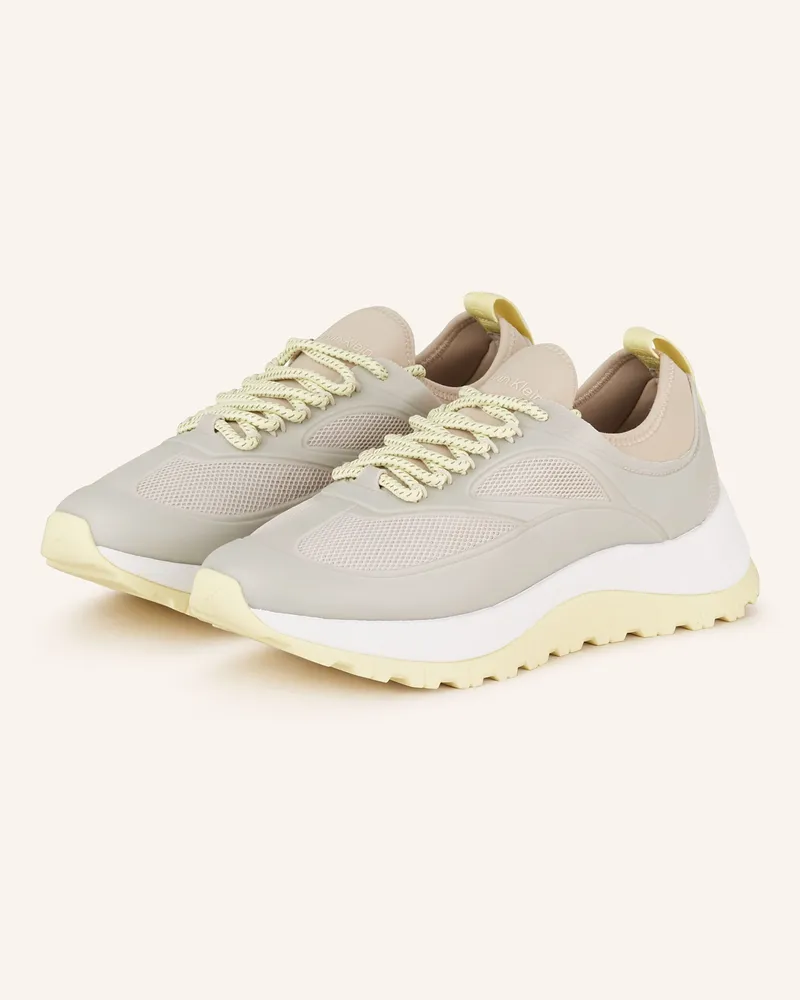 Calvin Klein Sneaker weiss Taupe