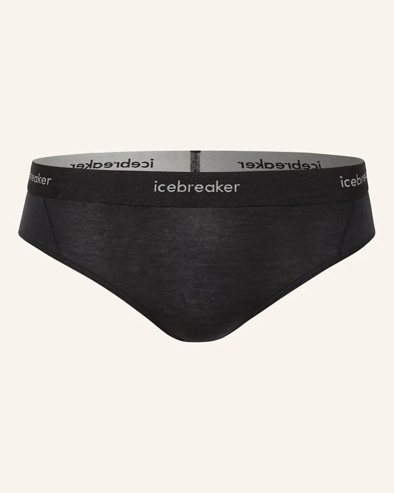 Icebreaker Funktionswäsche-Panty 125 COOL-LITE SPRITE mit Merinowolle Schwarz