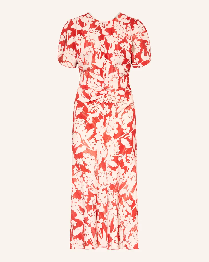 Victoria Beckham Kleid rot Weiss