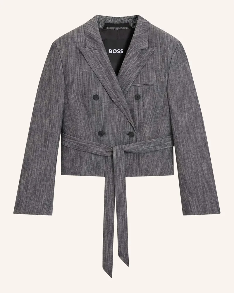 HUGO BOSS Blazer Jelsia Regular Fit schwarz Dunkelblau