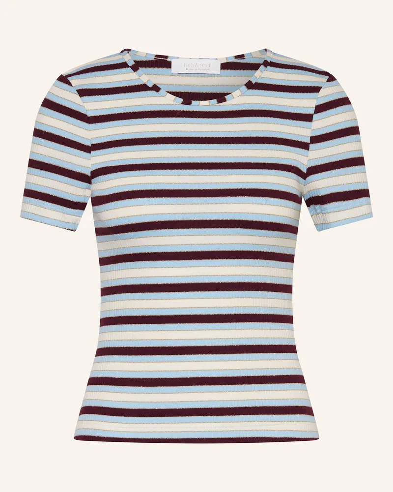 Rich&Royal T-Shrit mit Glitzergarn Hellblau