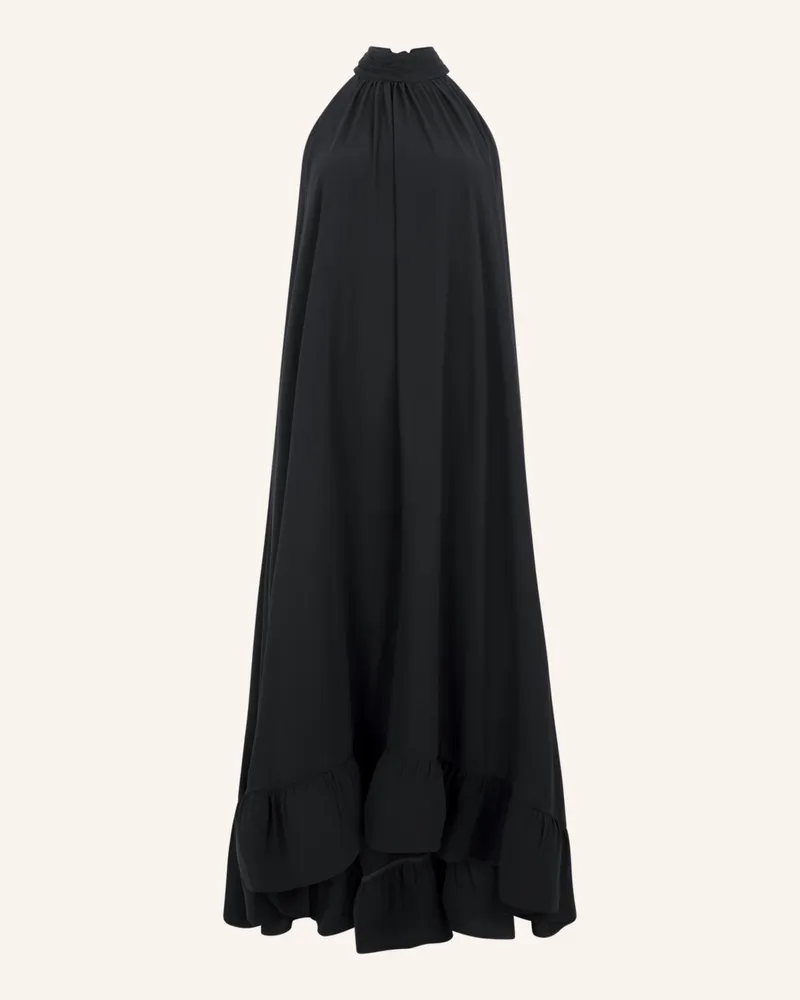 Apart Abendkleid mit Volants Schwarz