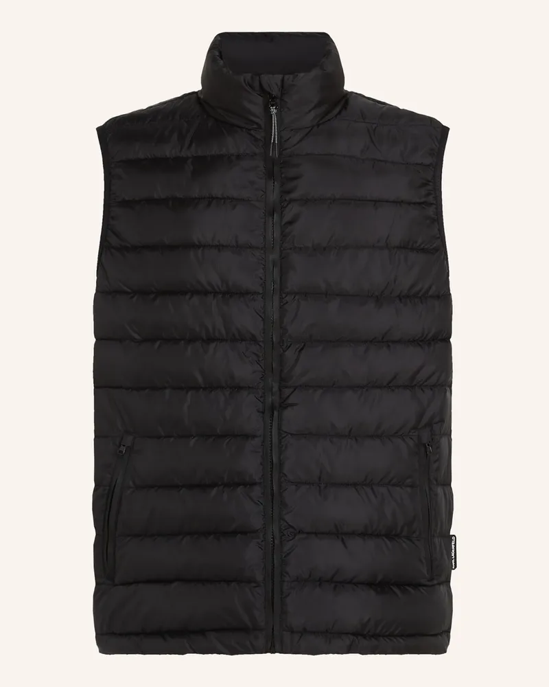 Karl Lagerfeld Weste Schwarz