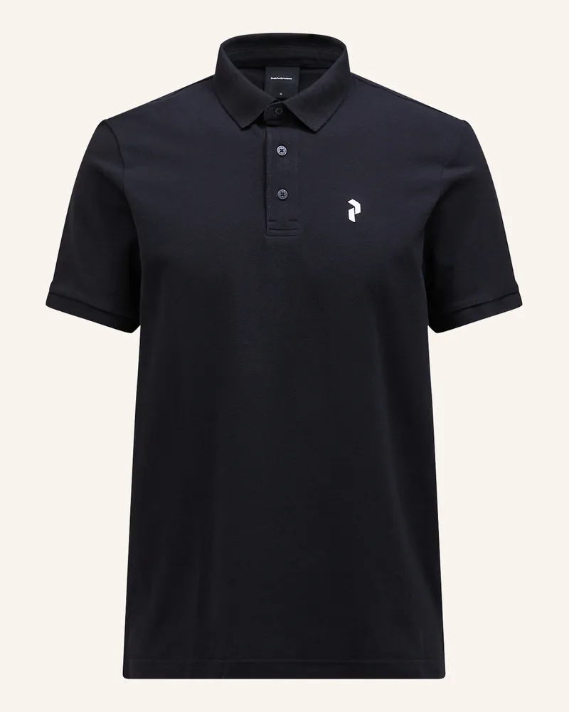 Peak Performance Poloshirt schwarz Schwarz