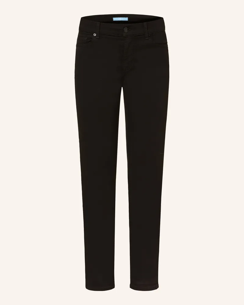 7 for all mankind Skinny Jeans Roxanne schwarz Schwarz