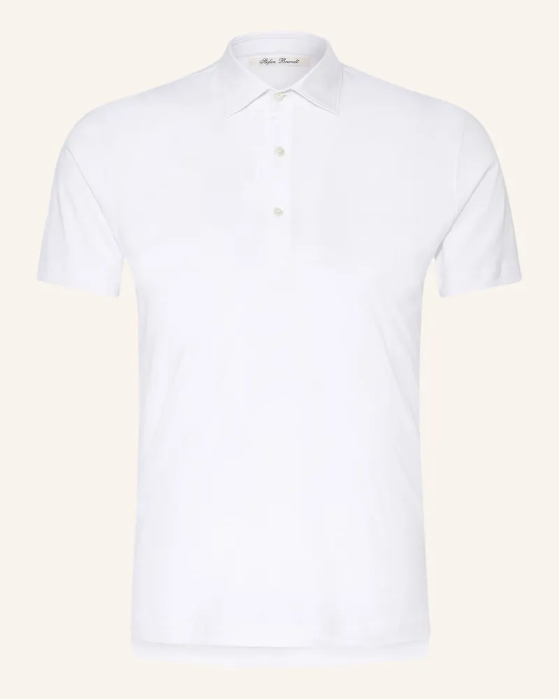 Stefan Brandt Jersey-Poloshirt LUIS Weiss