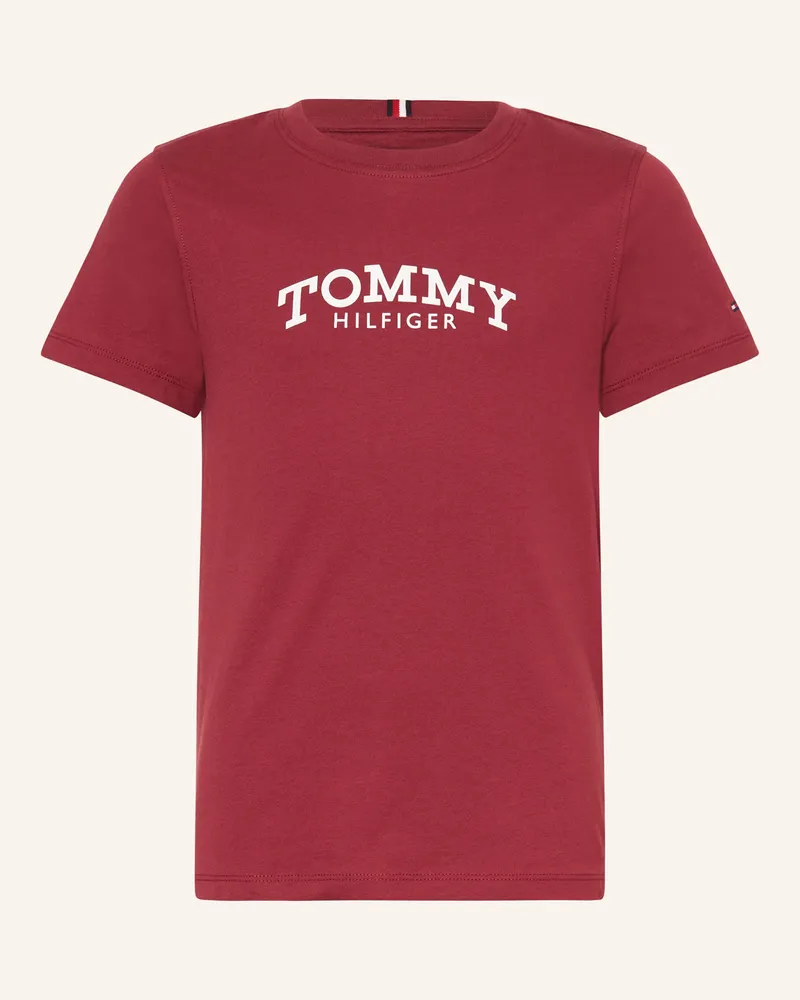 Tommy Hilfiger T-Shirt rot Dunkelrot