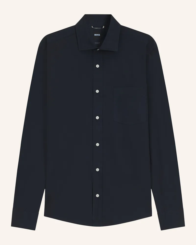 HUGO BOSS Hemd H-Rob-Sp-P-263 Regulär blau Dunkelblau
