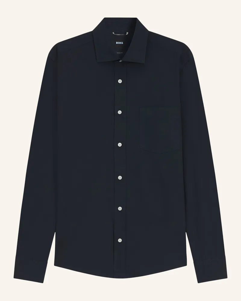 HUGO BOSS Hemd H-Rob-Sp-P-263 Regulär blau Dunkelblau