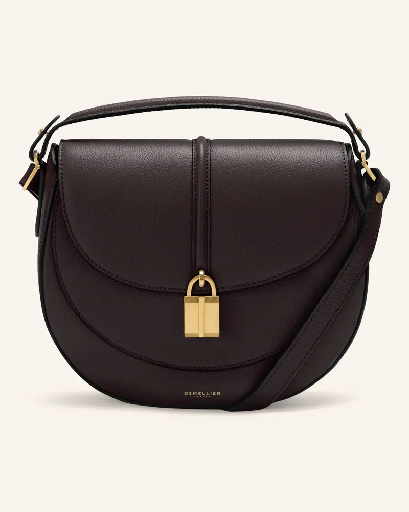 DeMELLIER Handtasche The Siena Saddle rot Dunkelrot