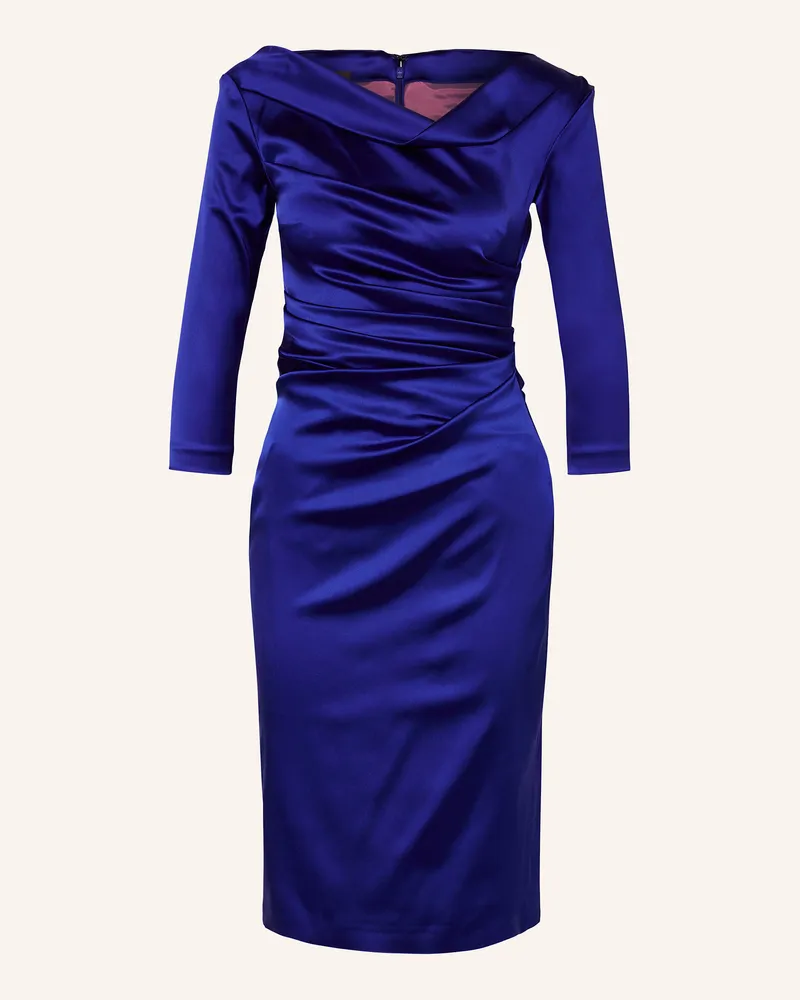 Talbot Runhof Cocktailkleid Mit 3/4-Arm blau Blau