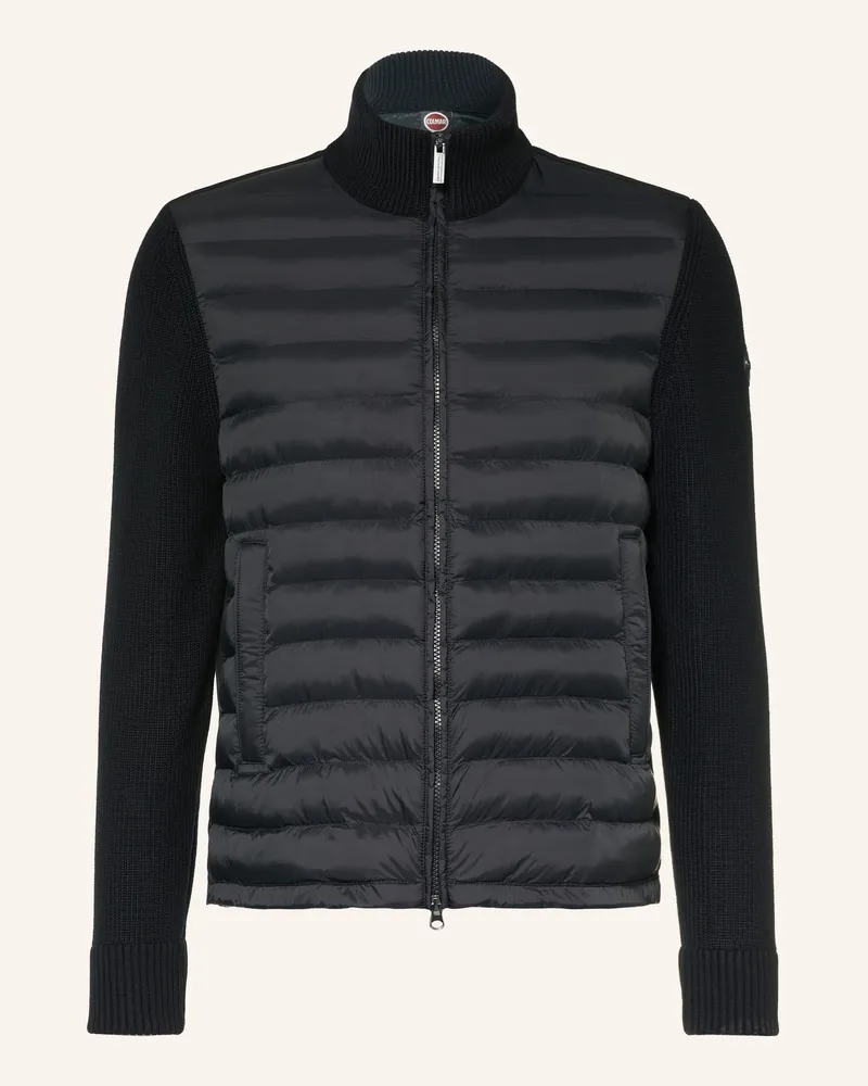 Colmar Steppjacke Im Materialmix schwarz Schwarz