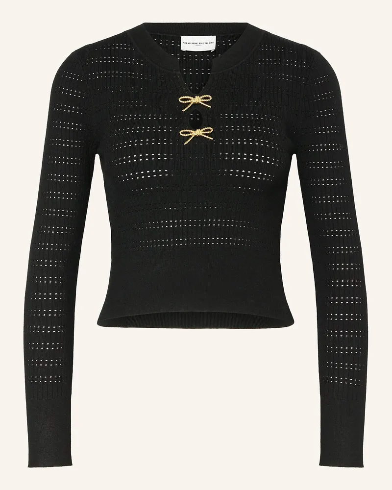 Claudie Pierlot Pullover schwarz Schwarz