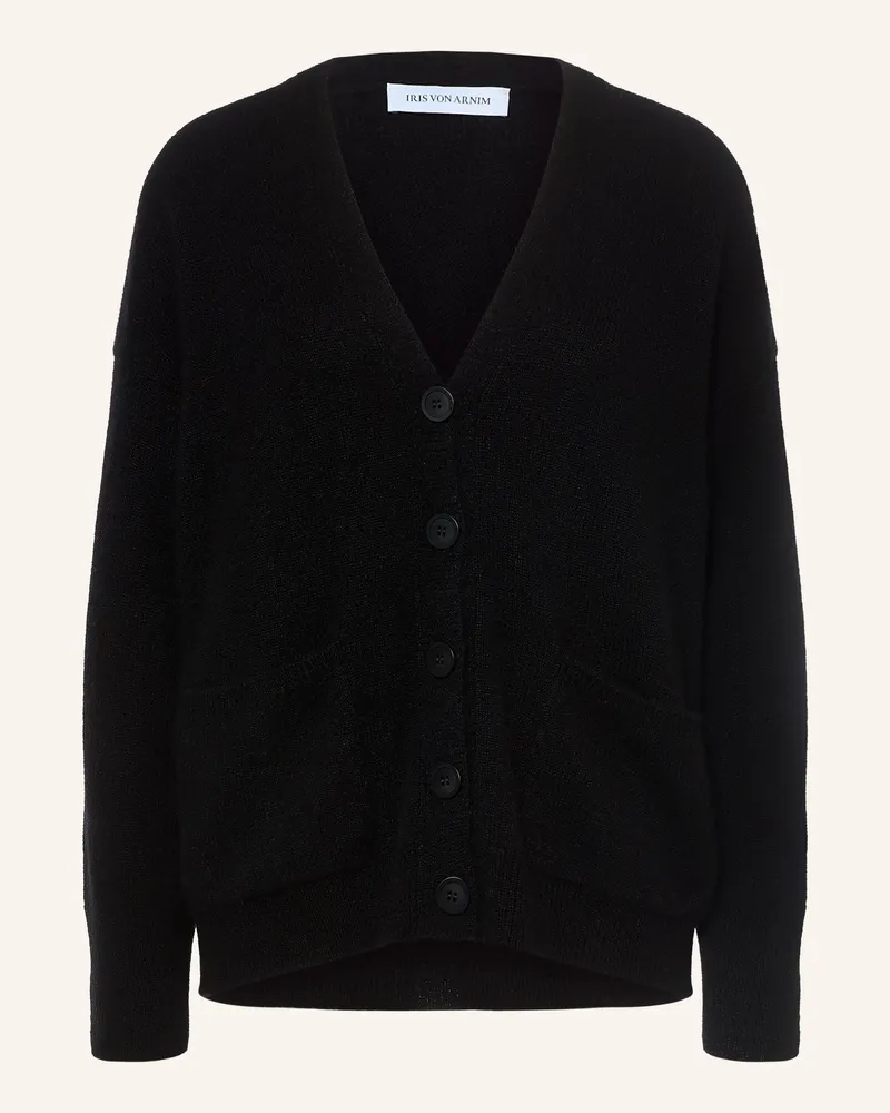 Iris von Arnim Strickjacke Rosalind Mit Cashmere schwarz Schwarz